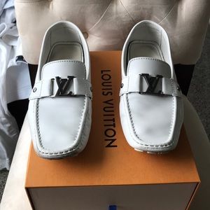 White Learher Louis Vuitton Monte Carlo